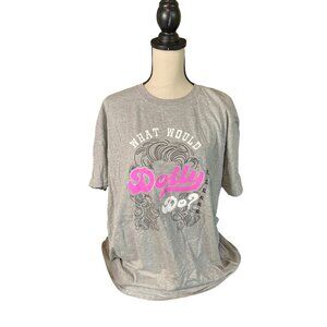 Gildan Womens TShirt XL Gray What Would Dolly Do? Novelty